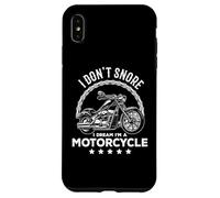 I Don't Snore I Dream I'm A Motorcycle Club Snoring Biker Case for iPhone XS Max