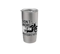 I Don't Snore I Dream I'm A Motorcycle Stainless Steel Insulated Tumbler
