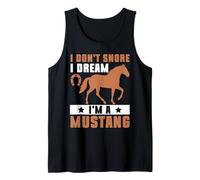 I Don't Snore I Dream I'm a Mustang Horse Dad Tank Top