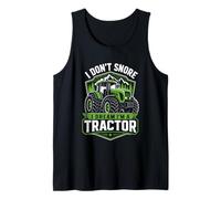 I Dont Snore I Dream Im A Tractor Funny Farmer Tank Top