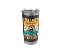 I Dont Snore I Dream Im A Train Stainless Steel Insulated Tumbler