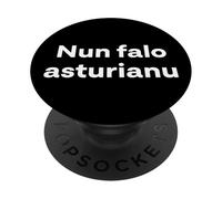 "I Don't Speak Asturian." Funny Asturian Word PopSockets Adhesive PopGrip