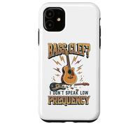 I Don't Speak Low Frequency Funny Accoustic Guitar Case for iPhone 11