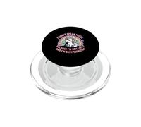 I Dont Speak Much Brilliant Busy Thinking Quote PopSockets PopGrip for MagSafe
