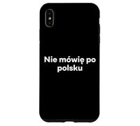 "I Don't Speak Polish." Funny Polish Word Case for iPhone XS Max