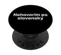 "I Don't Speak Slovak." Funny Slovak Word PopSockets Adhesive PopGrip