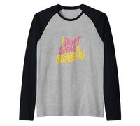 I Don't Speak to Strangers Introvert Avoid Talks - Raglan Baseball Tee