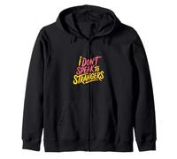 I Don't Speak To Strangers Introvert Avoid Talks - Zip Hoodie