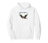 I Don't Spit I Bird Swallow Funny Birdwatching Lover Humor Pullover Hoodie