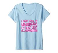 I Don't Spoil My Grandkids I’m Just Very Accommodating V-Neck T-Shirt