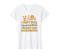 I Don't Spoil My Grandkids I'm Just Very Accomodating Flower T-Shirt