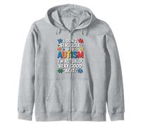 I Dont Struggle With Autism Im Actually Very Good At It Pun Zip Hoodie