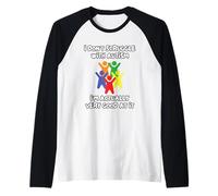 I Don't Struggle with Autism I'm Actually Very Good At It Raglan Baseball Tee