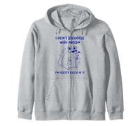I Don't Struggle With Autism I'm Actually Very Good At It Zip Hoodie