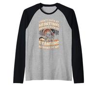 I Don't Suck At Hunting Animals Suck Standing Infront of Me Raglan Baseball Tee