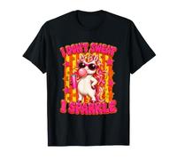 I Don't Sweat I Cute Rainbow Funny Unicorn Girls T-Shirt