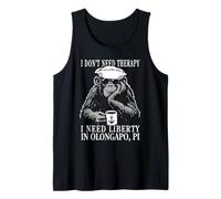 I Don't Therapy, I Need Liberty in Olongapo PI Sailor Humor Tank Top