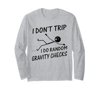 i don't trip i do random gravity checks for kids boys girls Long Sleeve T-Shirt