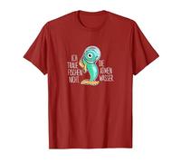 I Don't Trust Fish - They Breathe Water T-Shirt, Men, Cranberry Red, Small