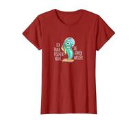 I Don't Trust Fish - They Breathe Water T-Shirt, Women, Cranberry Red, Small