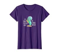 I Don't Trust Fish - They Breathe Water T-Shirt, Women, Purple, Medium