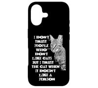 I don't Trust People who don't like cats Case for iPhone 17