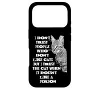 I don't Trust People who don't like cats Case for iPhone 17 Pro