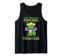 I Don't Understand Stupid People Dragons Lover Tank Top