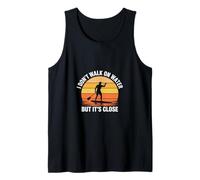 I Don't Walk On Water Retro Sunset Paddleboarding Tank Top