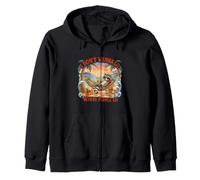 I Don't Wanna Go Where People Go Funny Introvert Vacation Zip Hoodie