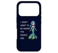 I Dont Want To Be Where The People Are Mermaid Introvert Case for iPhone 17 Pro