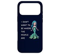 I Dont Want To Be Where The People Are Mermaid Introvert Case for iPhone 17 Pro Max