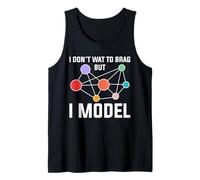 I Don't Want to Brag But I Model - AI Design Tank Top