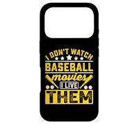 I Don't Watch Baseball Movies I Live Them Case for iPhone 17 Pro