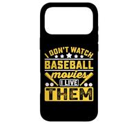 I Don't Watch Baseball Movies I Live Them Case for iPhone 17 Pro Max