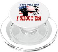 I don't wear bow, i shoot them, with American vintage flag PopSockets PopGrip for MagSafe