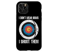 I Don't Wear Bows I Shoot Them Archery Target Bowman Archer Case for iPhone 11 Pro