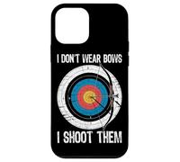 I Don't Wear Bows I Shoot Them Archery Target Bowman Archer Case for iPhone 12 mini