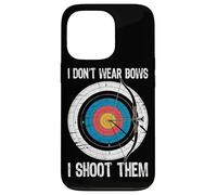 I Don't Wear Bows I Shoot Them Archery Target Bowman Archer Case for iPhone 13 Pro