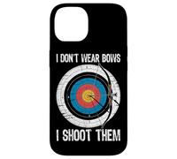I Don't Wear Bows I Shoot Them Archery Target Bowman Archer Case for iPhone 14