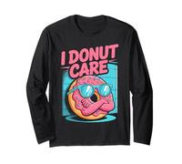 I Donut Care | Too Cool Funny Pun Donut Long Sleeve T-Shirt