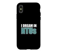 I Dream In NTUs Funny Wastewater Water Treatment Operator Case for iPhone X/XS