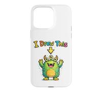 I Drew This Cute Monster Funny Kids Art Teacher Humor Case for iPhone 15 Pro Max