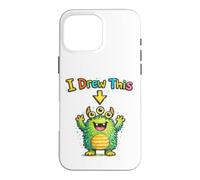 I Drew This Cute Monster Funny Kids Art Teacher Humor Case for iPhone 16 Pro Max