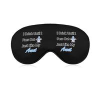 I Drink Until I PassJust Like My Aunt Soft Eye Masks with Adjustable Strap Lightweight Comfortable Blindfold for Sleeping