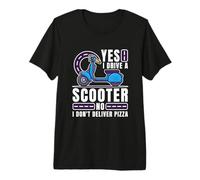 I Drive a Motor Scooter I Don't Deliver Pizza Moped Premium T-Shirt
