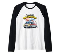 I Drive A Wee Woo Van Ambulance Driver Paramedic Emergency Raglan Baseball Tee