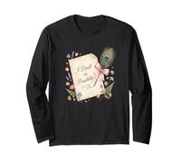I Dwell in Possibility Poem Quill Botanical Coquette Long Sleeve T-Shirt