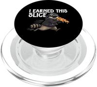 I Earned This Slice Funny Raccoon Pizza Thief Trash Panda PopSockets PopGrip for MagSafe