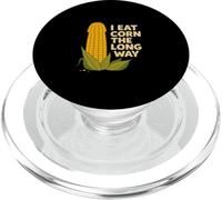 I Eat Corn The Long Way Funny Embarrassing Inappropriate PopSockets PopGrip for MagSafe